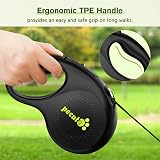 pecu te Pecute Retractable Dog Leash 8m with Poo Bag Holder Black 30kg view 3