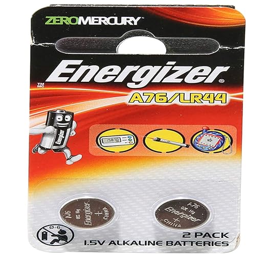 Energizer A76/LR44 Alkaline Batteries Pack of 2 1.5V Buy Online at