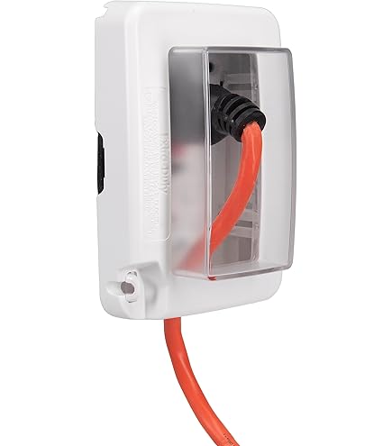 Intermatic WP1020C Weatherproof Receptacle Cover – Heavy-Duty UV-Stabilized Polycarbonate, For 2-Gang 4” Box, Single-Gang Inserts Included