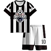 Hjshfue Kids Soccer Jersey Boys Girls Football Practice Outfits Youth Sport Training Uniforms Athletic Jersey