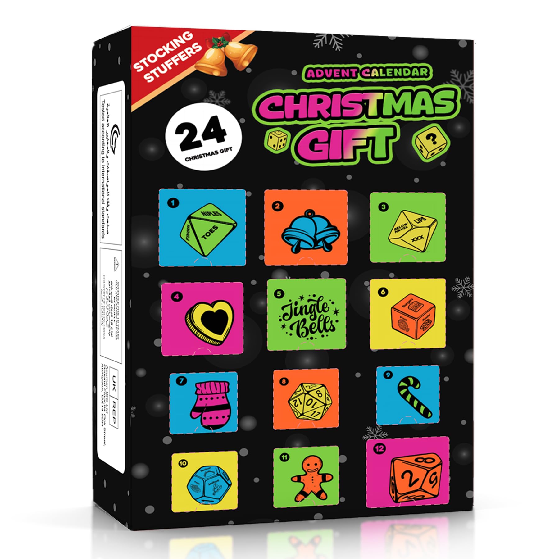 Photo 1 of 2025 New Santa Swap Gift Exchange Dice, Christmas Dice Games with 24 Dice Set, Fun Christmas Dice Gift Exchange Game, Xmas Party Games for Women Men Adults, Anniversary Birthday Wedding Gifts