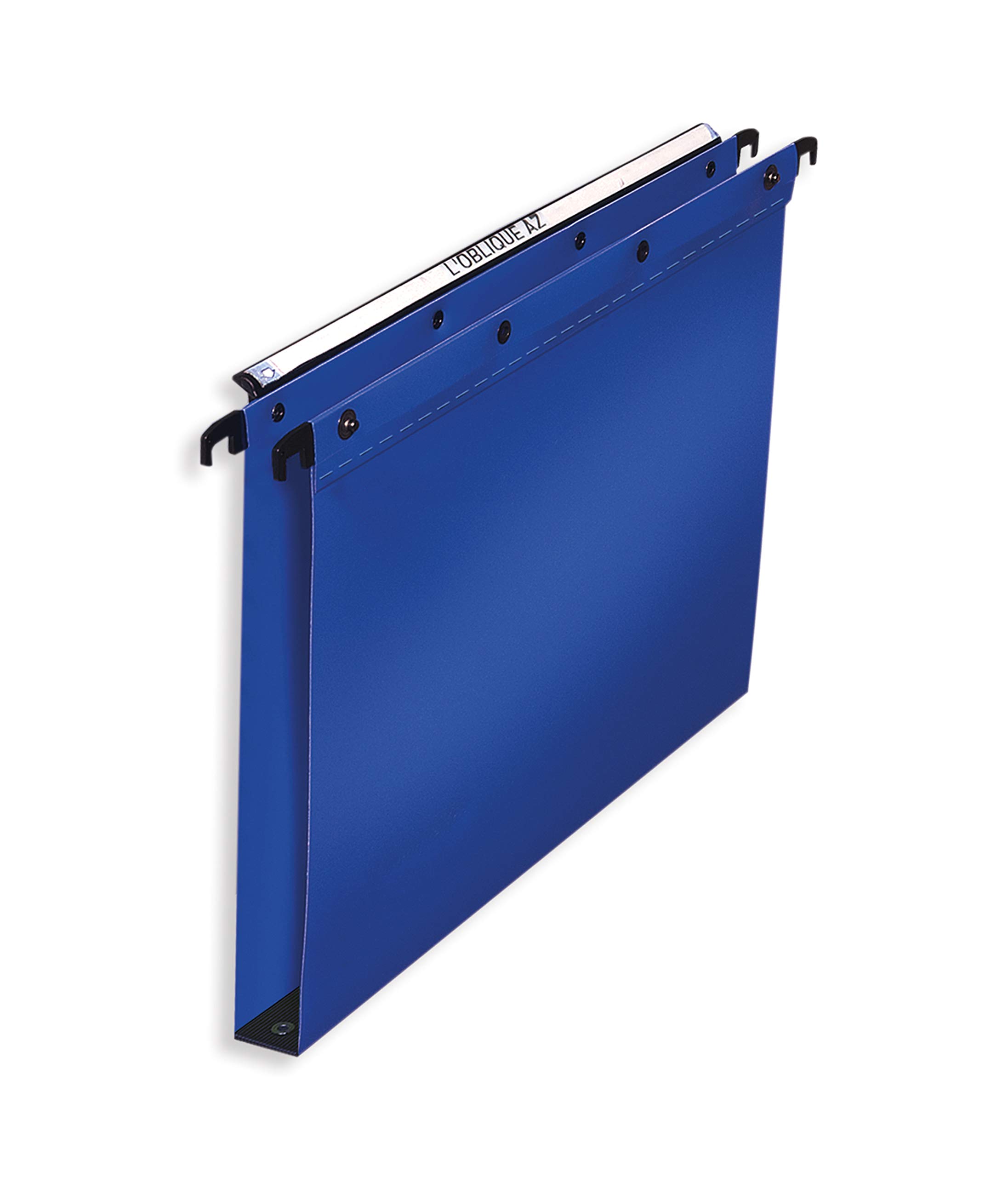 Elba Ultimate Polypropylene A4 Suspension Files, 30 mm Base - Blue (Pack of 10)