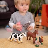 Learning Minds 8 Jumbo Farm Animals Toy Set for Toddlers 18 Months+ view 8