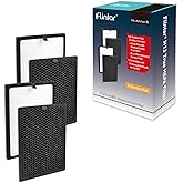 Flintar 2-Set True HEPA Replacement Filter, Compatible with Okaysou AirMax8L Air Purifier, Blue Ultra-HEPA Filter and Duo-Filter Activated Carbon Filter
