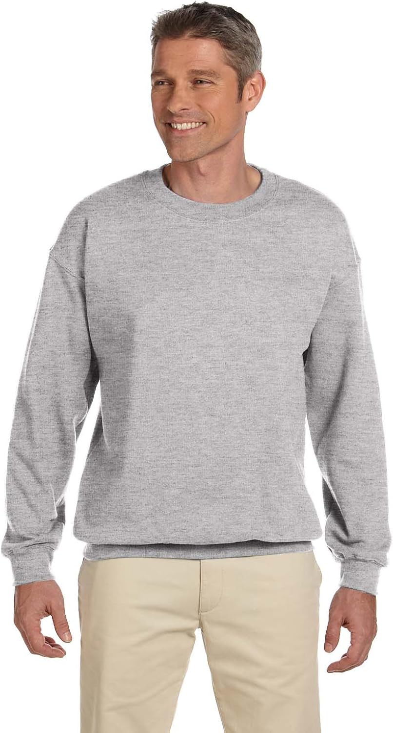 Hanes Men's Ultimate Cotton Heavyweight Crewneck Sweatshirt at  Men’s Clothing store