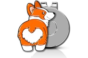 ClubSmith® Animal Golf Ball Marker with Magnetic Hat Clip, Funny Cute Cat & Dog, Premium Alignment Putting Mark, Golf Accessories & Gifts for Men and Women