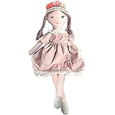 MON AMI Ruthie The Bohemian Princess Doll 18 “, Plush Tribal Doll for Kids of All Ages, Latte Color, Use as Toy or Room Décor