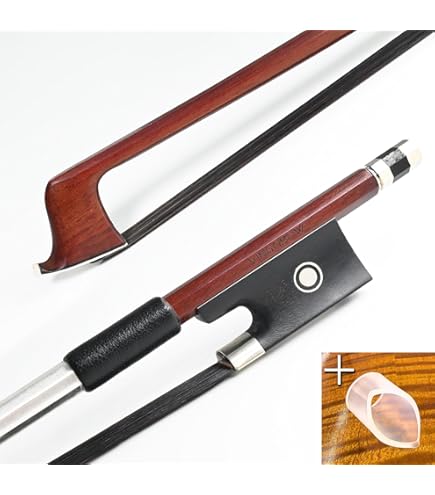 Amazon.com: Full-size 4/4 Pernambuco Nickel/silver Mounted Violin