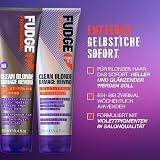 Fudge Professional Clean Blonde Damage Rewind Shampoo 1 Litre Purple Toning view 6