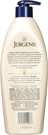 Jergens Skin Firming Daily Toning Moisturizer 16.8 Fl Oz Collagen Elastin Dry view 2