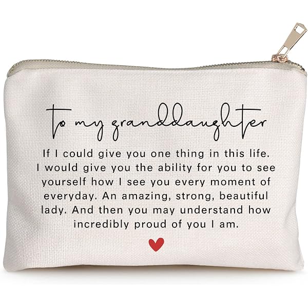 Coole Make-up-Tasche Für Enkelin – Perfektes Geschenk Von Oma Mit Spruch: I Wish You Adventure