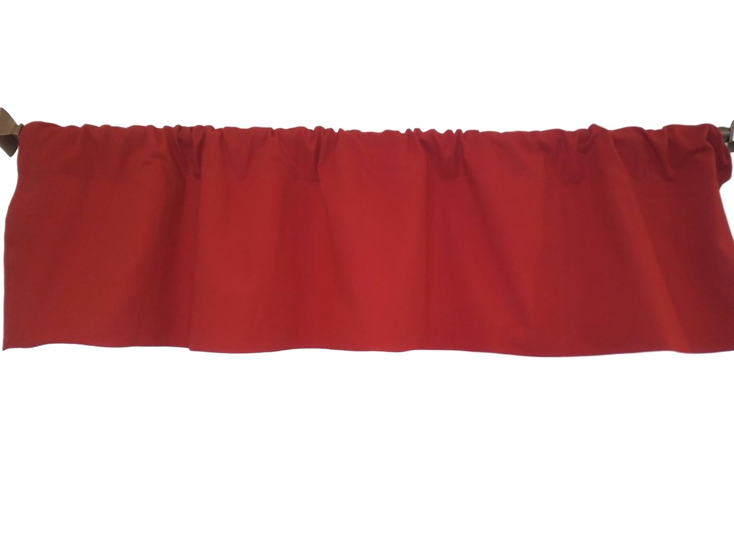Amazon Com Solid Red Valance Curtain Window Treatment Window