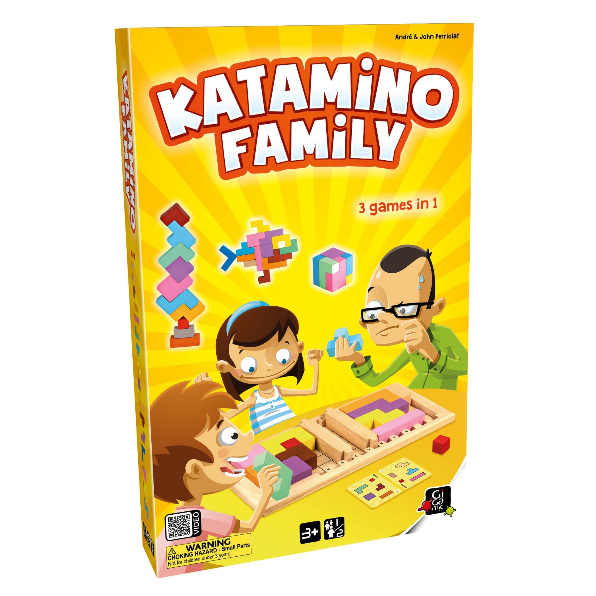 Katamino Family - Puzzle Game for Kids to Win Against Their Parents | Challenging Puzzle Game for All Cognitive Levels | 1 to 2 Players | 10 Minutes