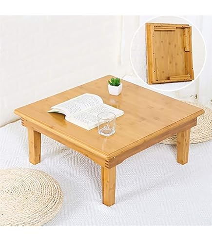 Amazon.com: Foldable Japanese-Style Square Bamboo Table