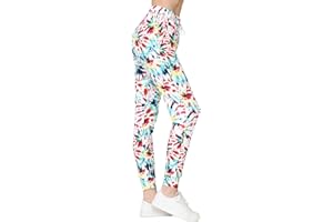 Leggings Depot Women's Popular Print High Waist Premium Jogger Track Pants(S-3X) BAT1