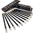 Helix Oxford HB Pencils Eraser Tipped Pencils with Rubber - 36 Pencils - Boxed