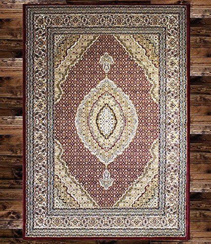 KILIM 1W-V2TJ-GK9F Boho Bohemian Burgundy Vintage Style K609 Area Rug Clearance Soft and Durable Pile. Size Option , 7'.4'' X 10'.6''