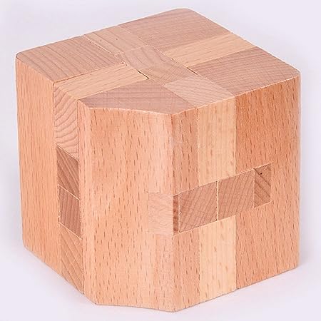 Amazon Kingou ｷﾝグオウ 知恵の輪 立体パズル 木製パズル 大人の知的玩具 難易度高い 不完全なコーナー 木製パズル おもちゃ