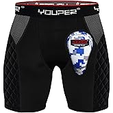 Youper Youth Elite Padded Baseball Sliding Shorts w/Soft Athletic Cup