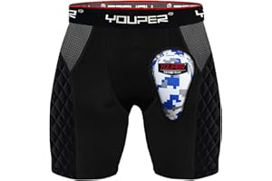 Youper Youth Elite Padded Baseball Sliding Shorts w/Soft Athletic Cup
