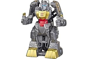 Transformers Classic Heroes Team Grimlock Converting Toy, 4.5-Inch Action Figure, Christmas Stocking Stuffers for Kids, Preschool Toys, Ages 3+