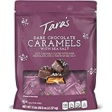 Tara's Small Batch Covered Sea Salt Soft Caramels, 3 Lbs, 3 Pound, Dark Chocolate, 48.6 Oz