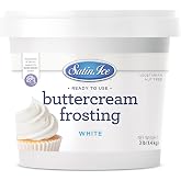 Satin Ice White Buttercream Frosting - 3lb - Pail