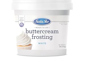 Satin Ice White Buttercream Frosting - 3lb - Pail
