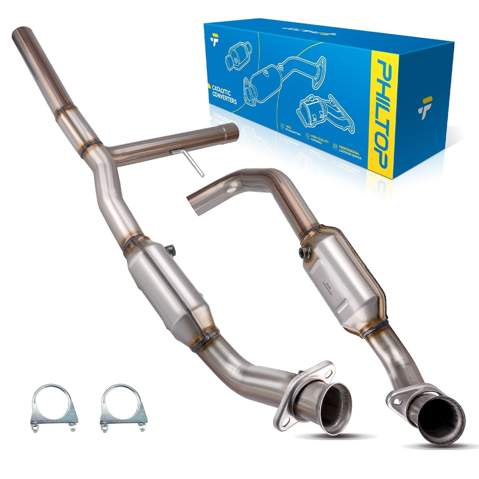 PHILTOP Left and Right Catalytic Converter Kit