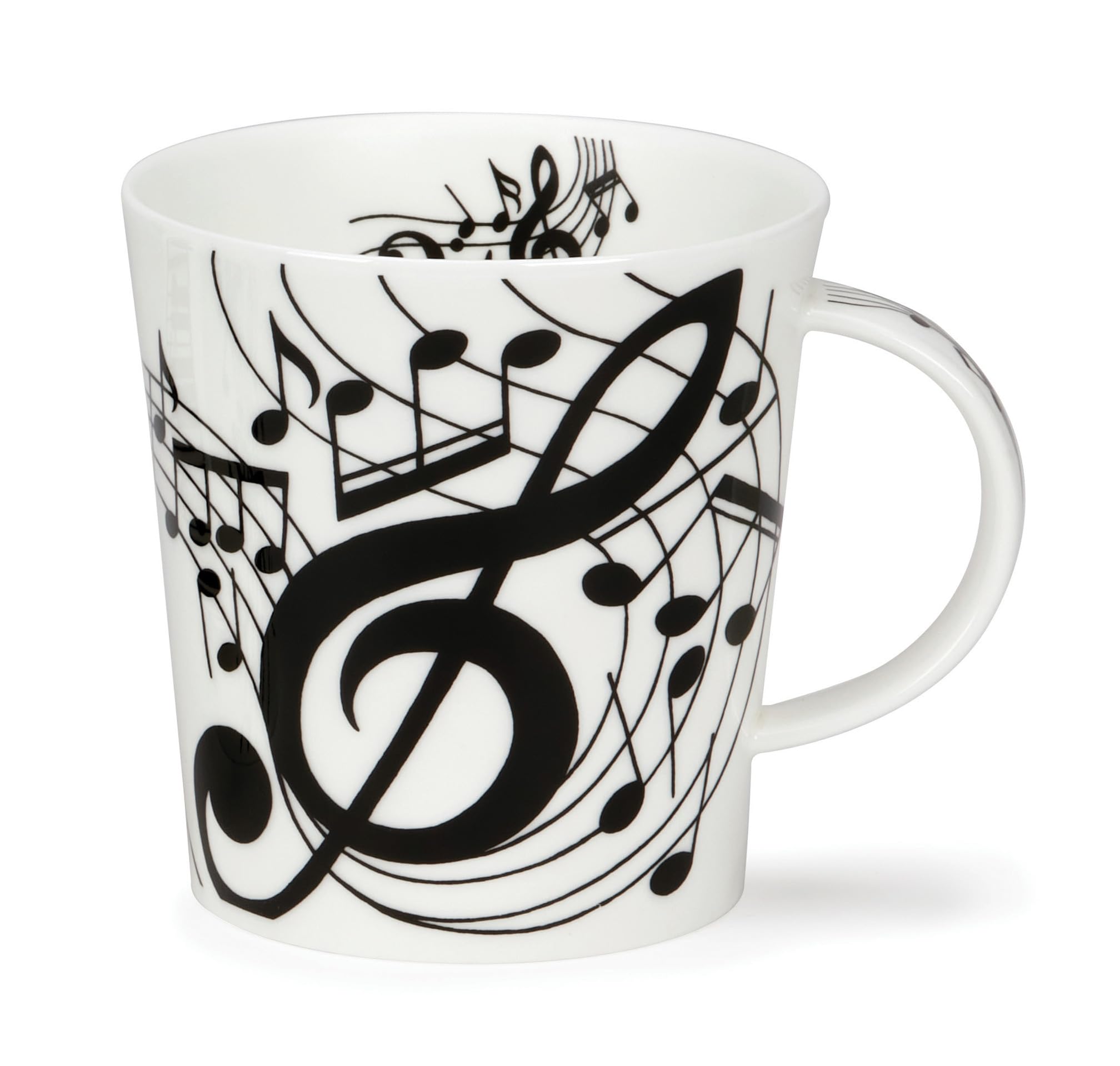 Dunoon Lomond Fine Bone China Mug Design Ebony