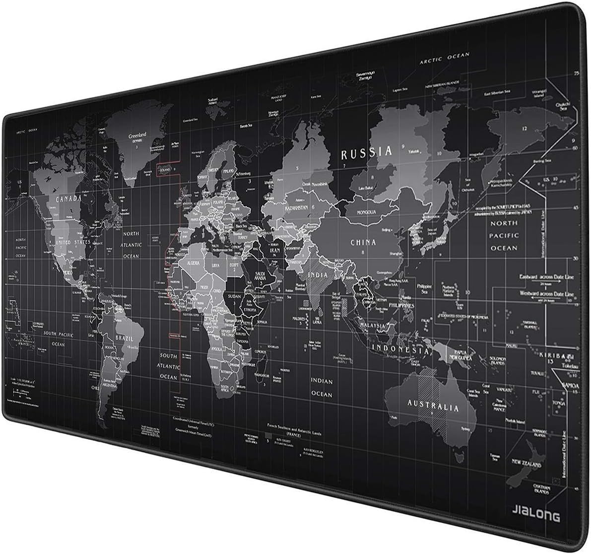 Large Gaming Mouse Map Pad with Nonslip Base Thick Waterproof Foldable Mat