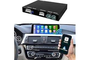 Road Top Wireless Carplay Android Auto for BMW NBT System 3 4 5 6 7 Series X1 X3 X4 X5 X6 2012-2016, Support Mirrorlink, GPS/Navigation, Rear View Camera