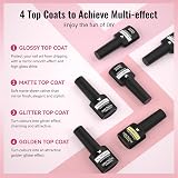 VANREESA Gel Nail Polish Set 77 PCS UV Lamp 55 Colors Base Top Coat Kit view 6