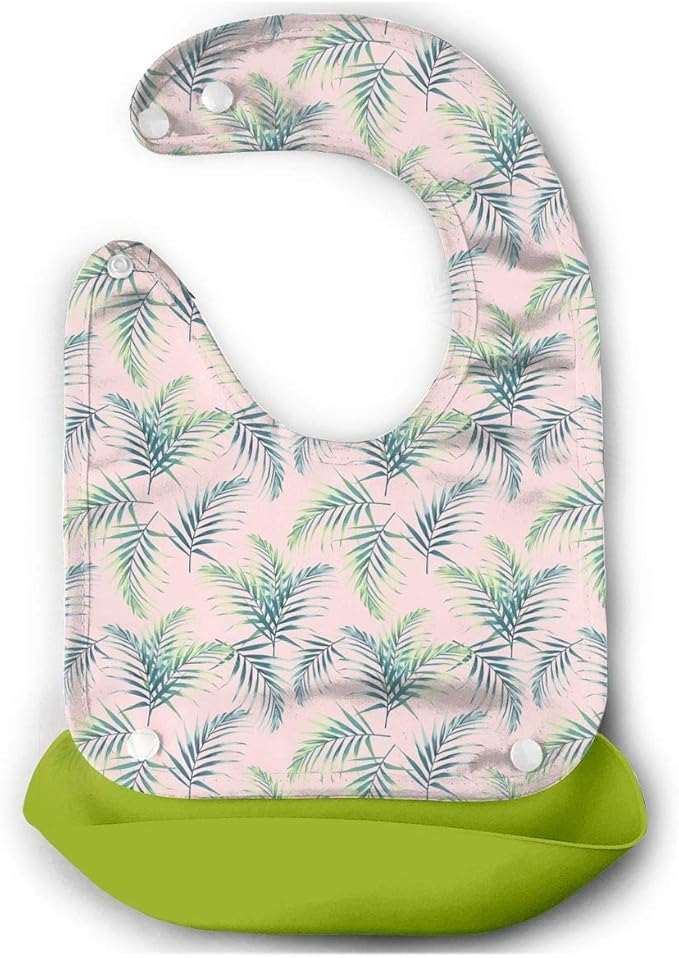 N&A Bibs Long Baby Bib Pocket Bib Catches Food Waterproof