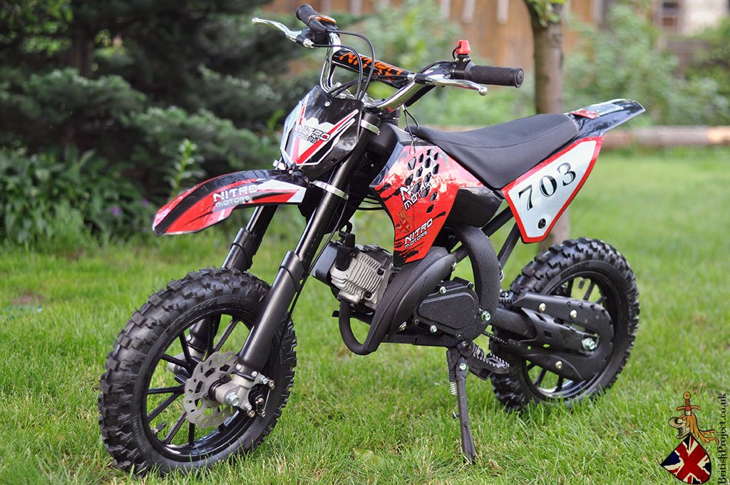 BIG 10" NITRO 703 Mini Moto Dirt Pocket fun Bike 50cc 49cc Limited