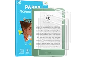 MoKo 3 Pack Anti-Glare Screen Protector for 6" All-New Kindle 11th Generation 2024/2022/10th Generation 2019, Premium PET Protective Film Full Coverage Eye-Caring Screen Protector, Matte