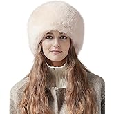 Lina & Lily Women's Winter Cossack Hat Russian Style Long Pile Faux Fur