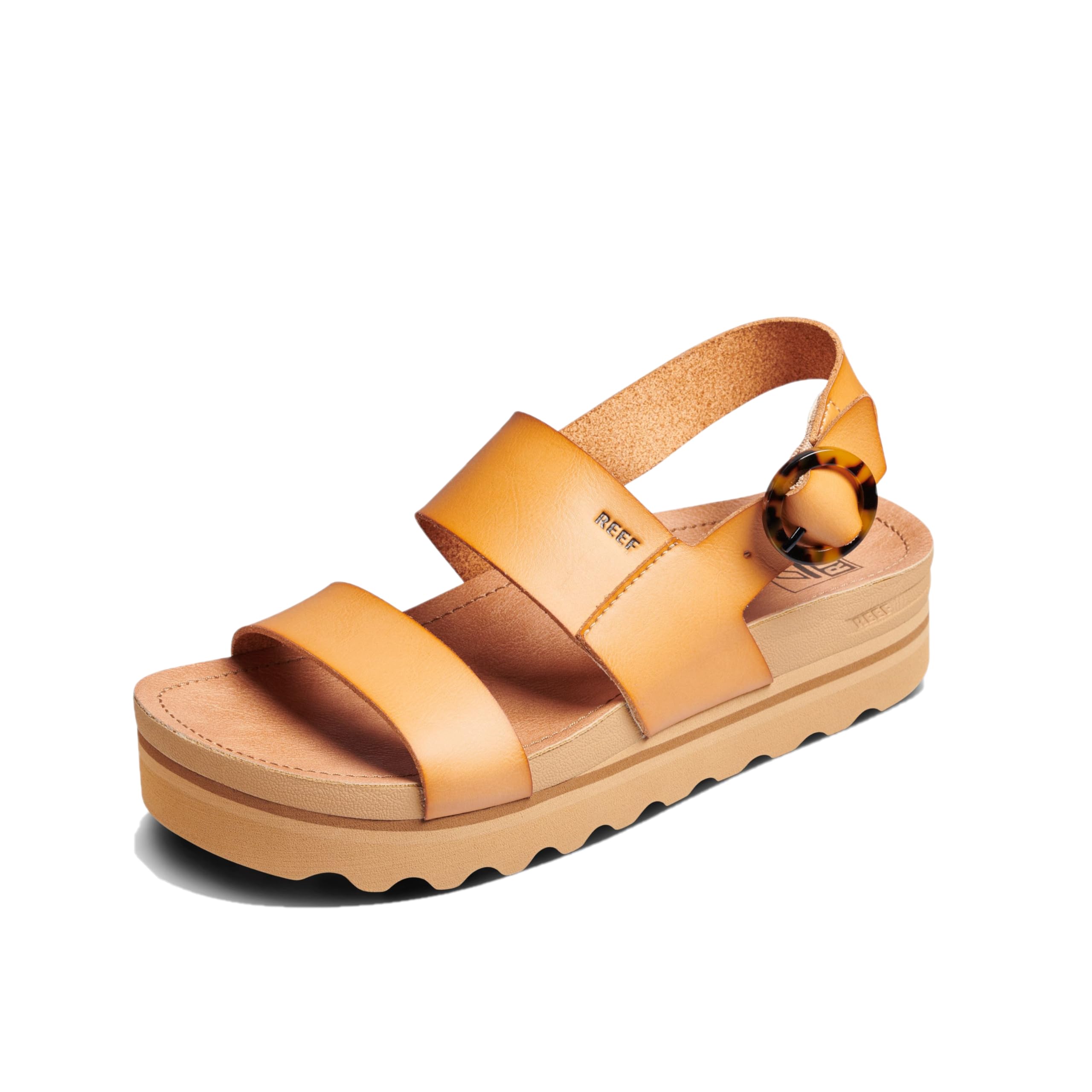 Photo 1 of Reef Vista Hi Buckle Sandals - Women's, Natural 8.5 M