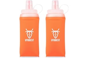 UTOBEST Soft Flask Running Water Bottle Collapsible Water Bottle for Trail Running Hydration Pack Hiking Cycling Climbing 150