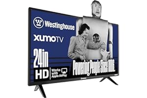 Westinghouse 24-inch Smart TV, HD Xumo TV with Voice Remote, Flat Screen Television w/Dolby Atmos, Bluetooth, Apple AirPlay, Wi-Fi & Mobile Connectivity