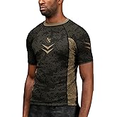 Hayabusa Ranked BJJ Rash Guards for Men Short Sleeve