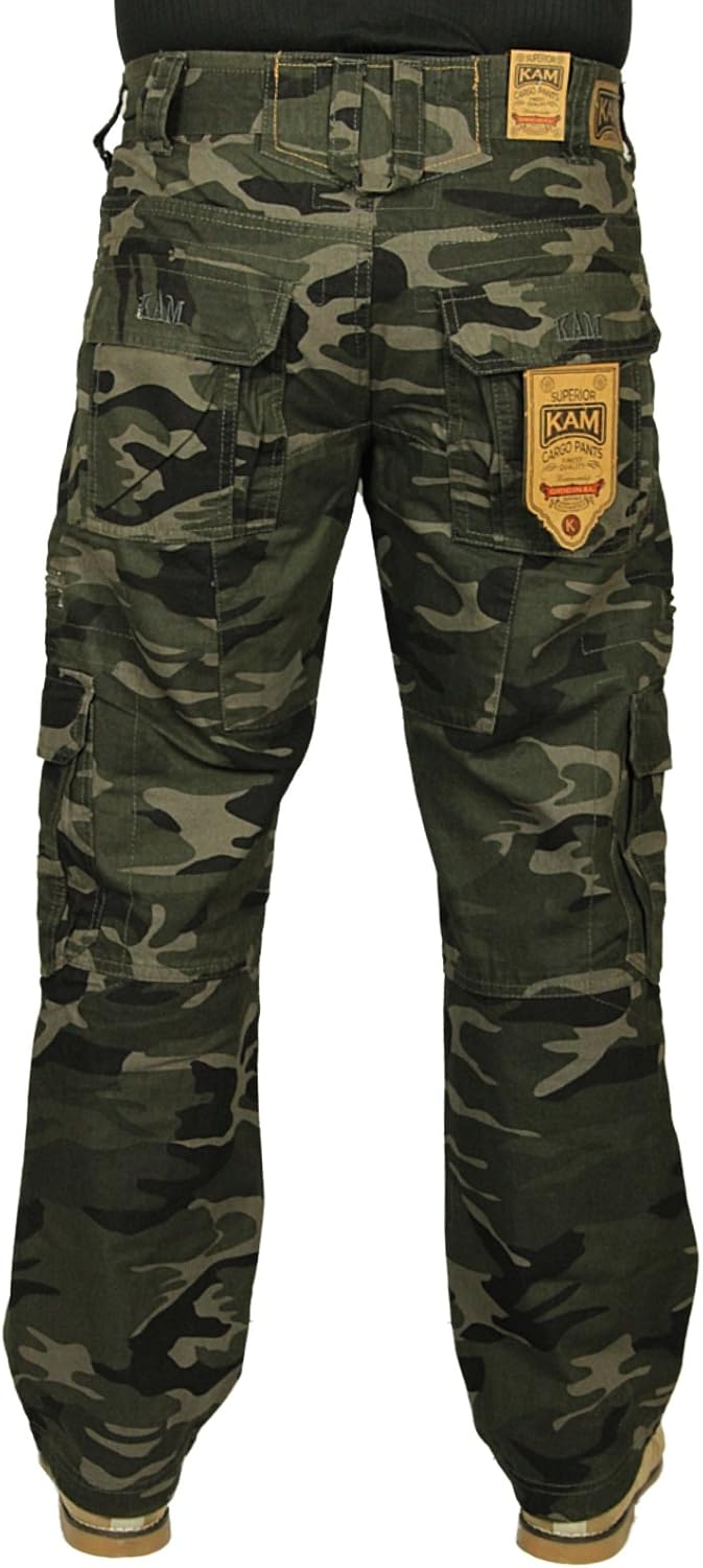 kam cargo trousers