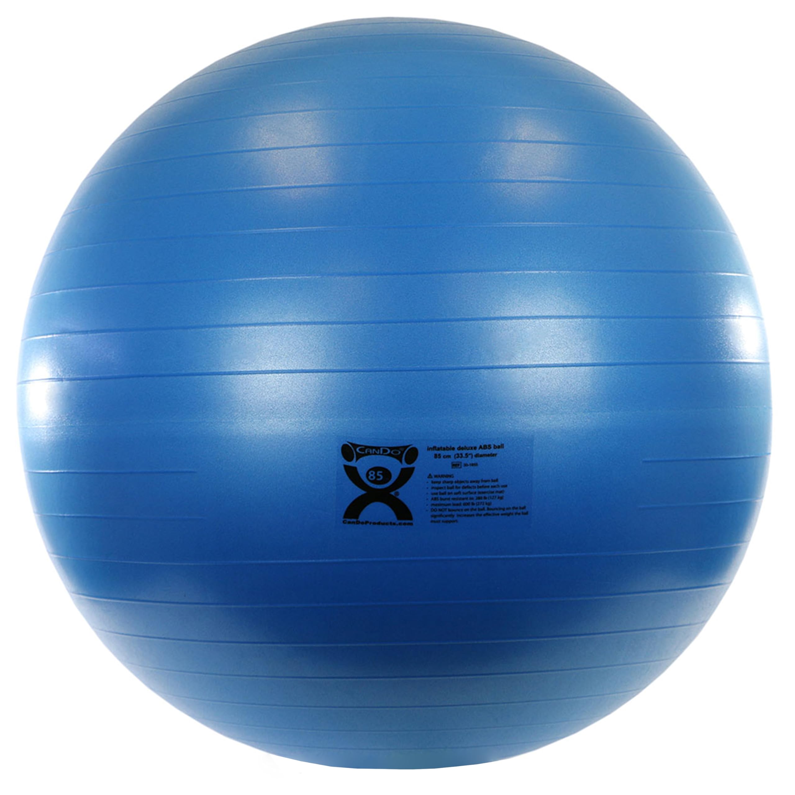 CanDo Exercise ball - CanDo® Deluxe Anti-Burst Gym ball, diameter 85cm, blue
