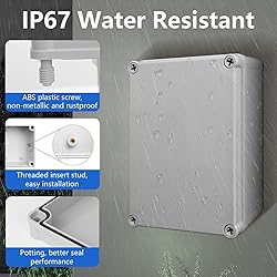 LeMotech Junction Box IP67 Waterproof Dustproof ABS