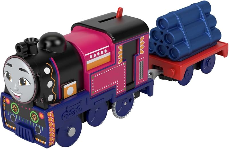 Thomas & Friends Ashima Motorized Engine with Cargo Car HMC22 Battery-Powered