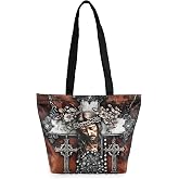 Athjunss Women Tote Bag Purse Handbag Zipper Shoulder Bag for Work Travel Gym Shopping