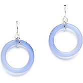 Sea Glass Bottle Top Earrings - Sterling Drop Earrings by EcoSeaCo, using recycled and sustainable material. Handmade in the USA