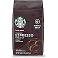 Starbucks Whole Bean Coffee—Dark Roast Coffee—Espresso Roast—100% Arabica—1 bag (18 oz)