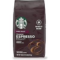 Starbucks Dark Roast Whole Bean Coffee — Espresso Roast — 100% Arabica — 1 bag (18 oz.)