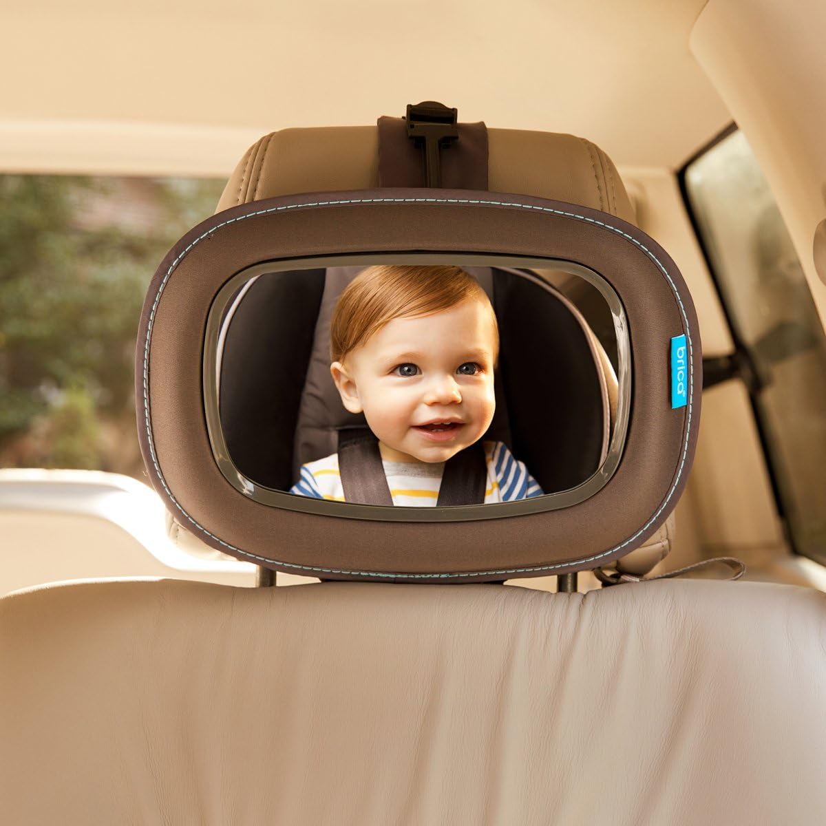 Brica By Munchkin Miroir Auto Bebe A Vue Degagee Baby In Sight Reflet De Qualite Superieure Et Vaste Angle De Vue De Bebe Amazon Fr Bebes Puericulture